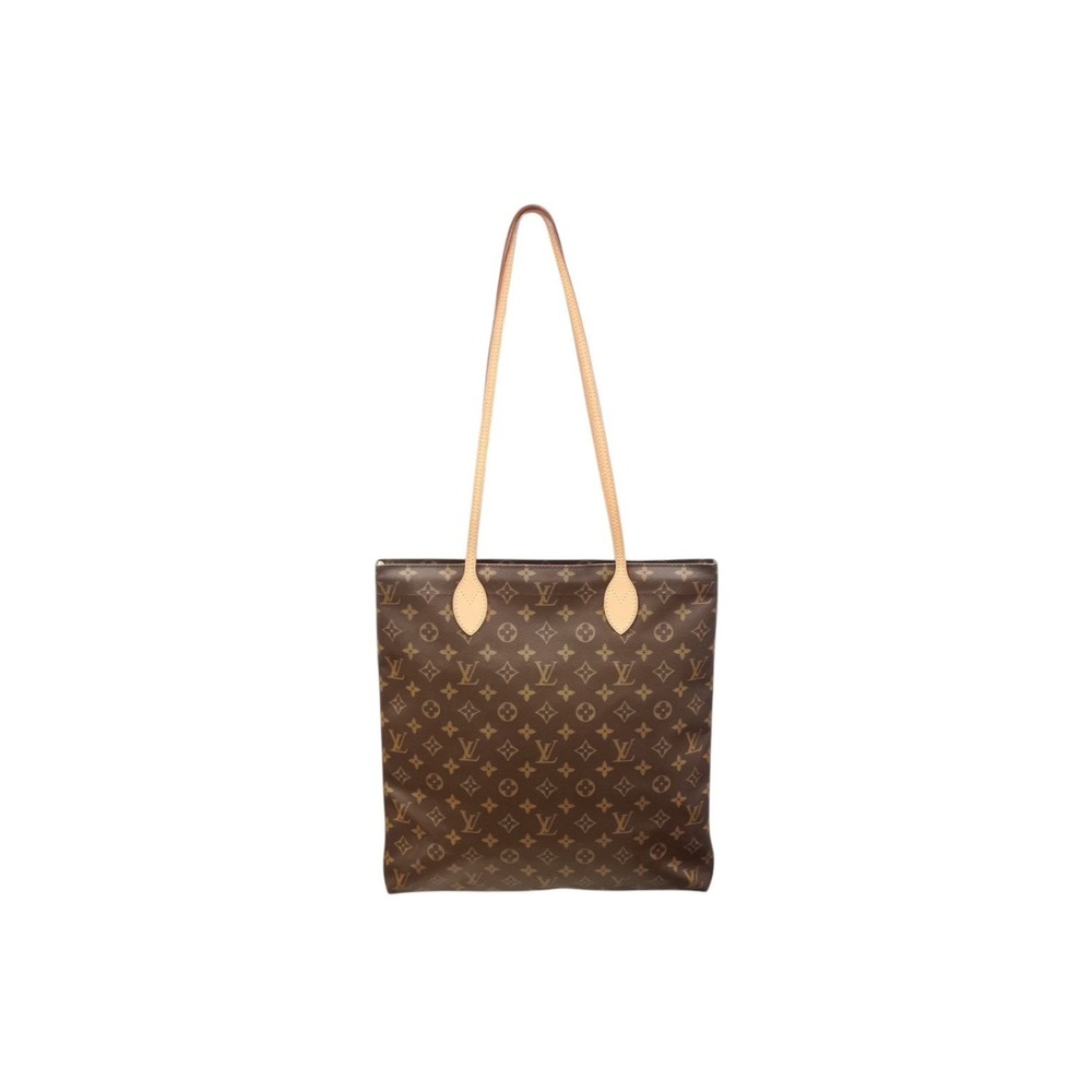 LOUIS VUITTON Carry It Tote Bag brown leather